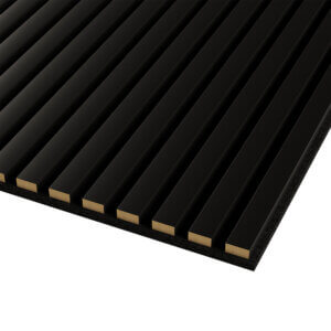 black wood wall panelling panels